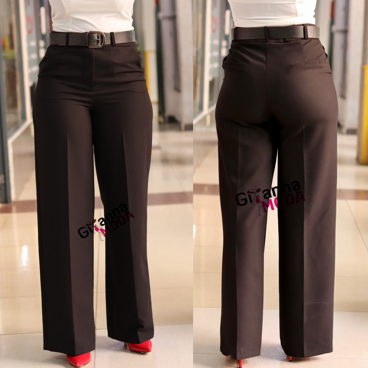 Official Palazzo Trousers in Black