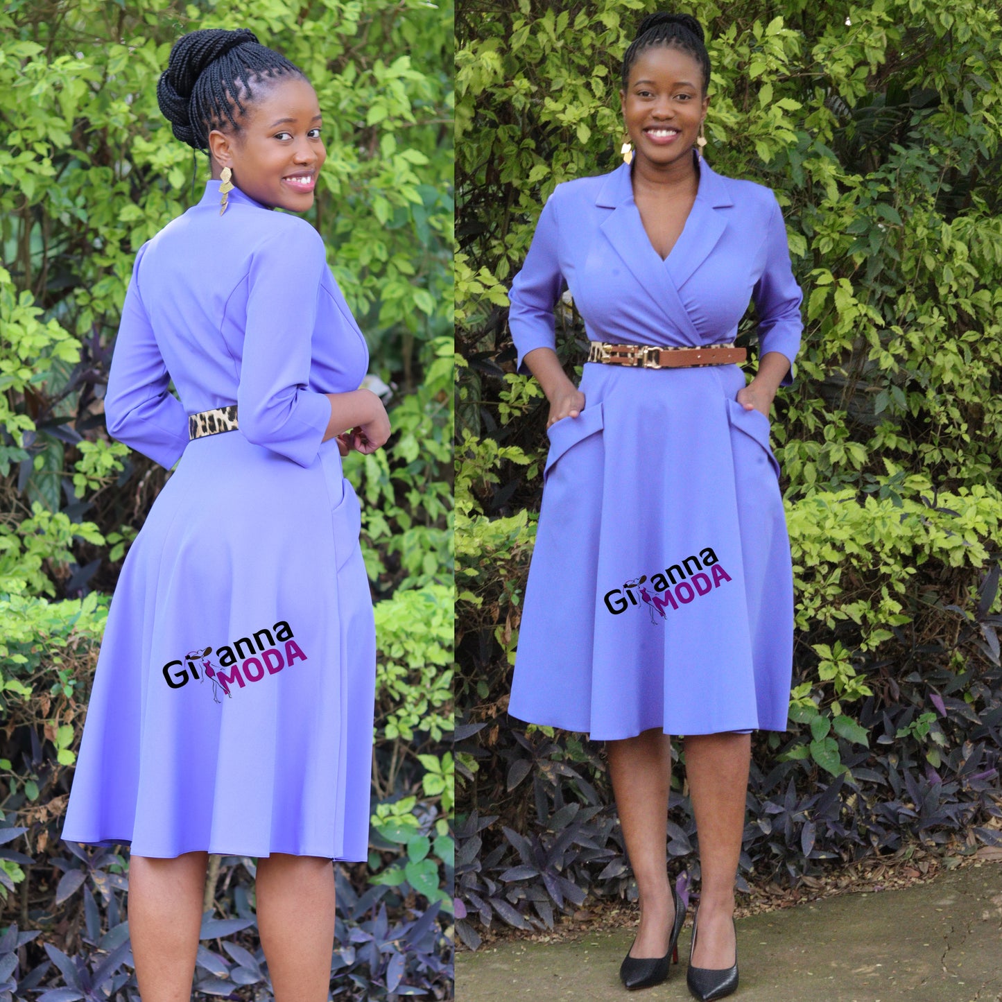 Violet Leo Belted Skater