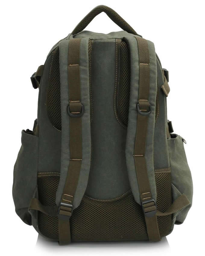 Canvas Backpack in Grey