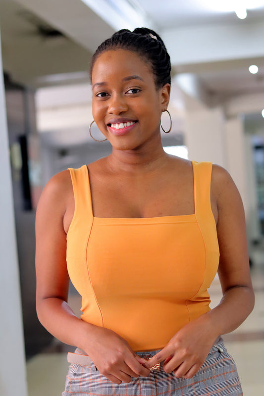 Square Neck Mustard Cami